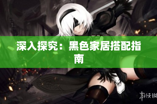 深入探究：黑色家居搭配指南