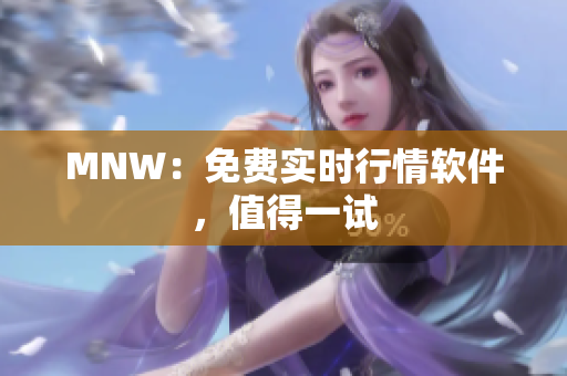 MNW：免费实时行情软件，值得一试