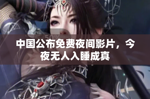 中国公布免费夜间影片，今夜无人入睡成真