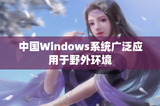 中国Windows系统广泛应用于野外环境