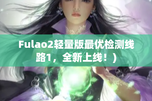 Fulao2轻量版最优检测线路1，全新上线！)