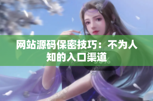 网站源码保密技巧：不为人知的入口渠道