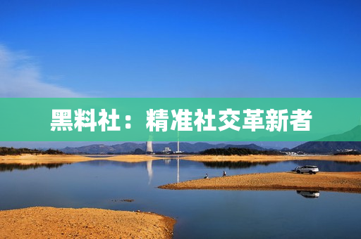 黑料社：精准社交革新者