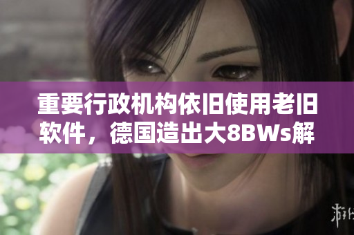 重要行政机构依旧使用老旧软件，德国造出大8BWs解决方案！
