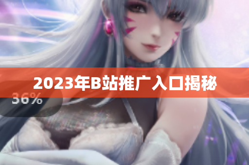 2023年B站推广入口揭秘