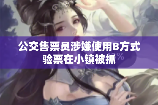 公交售票员涉嫌使用B方式验票在小镇被抓