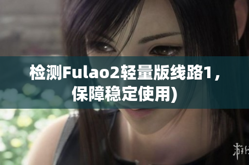 检测Fulao2轻量版线路1，保障稳定使用)