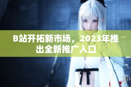 B站开拓新市场，2023年推出全新推广入口