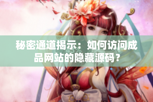 秘密通道揭示：如何访问成品网站的隐藏源码？