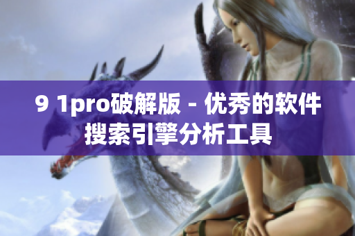 9 1pro破解版 - 优秀的软件搜索引擎分析工具