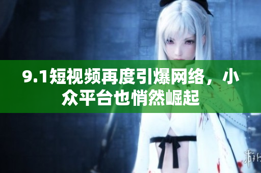 9.1短视频再度引爆网络，小众平台也悄然崛起